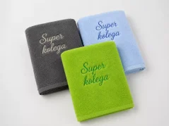 Vyšívaná osuška - Super kolega