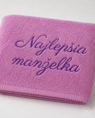 Vyšívaná osuška - Najlepšia manželka