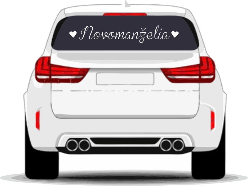 Nálepka Novomanželia
