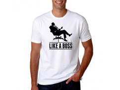 Vtipné tričko - Like a Boss