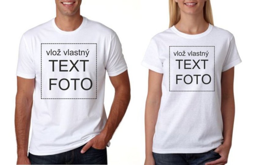 Sada tričiek s vlastným motívom Sada tričiek s vlastným motívom